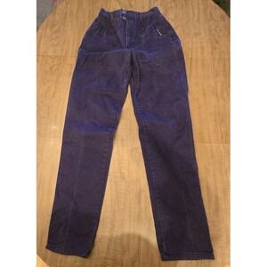 Vintage Rocky Mountain Jeans Purple Bareback 25 X 33 Size 9/10 Discolored Spot